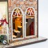 Румбокс Мініатюрна кав'ярня Інтер'єрний конструктор Raya’s Time DIY Miniature Coffee House Kit M2522 Румбокс Мініатюрна кав'ярня Інтер'єрний конструктор Raya’s Time DIY Miniature Coffee House Kit M2522