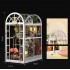 Бук Нук Сонячна кавова оранжерея Book Nook Sunshine Coffee Greenhouse Інтерьерний конструктор YM-07 DIY 