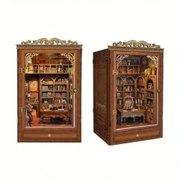 Бук Нук Старовинний книжковий дім Інтер'єрний конструктор Time Book House DIY Book Nook Kit SQ-47 Бук Нук Старовинний книжковий дім Інтер'єрний конструктор Time Book House DIY Book Nook Kit SQ-47