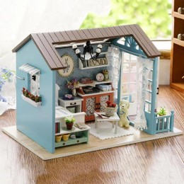 УЦІНКА! ПРИМ'ЯТА КОРОБКА! Румбокс Лісова пора DIY House Forest Blue Time Roombox модель 8007 УЦІНКА! ПРИМ'ЯТА КОРОБКА! Румбокс Лісова пора DIY House Forest Blue Time Roombox модель 8007