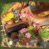 Румбокс Хатина Хобіта Інтер'єрний конструктор The Magic Ring House DIY Roombox Kit SQ-59