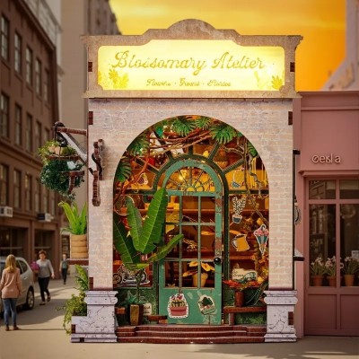 Бук Нук Квіткове Ательє Інтер'єрний конструктор Blossomary Atelier DIY Book Nook Kit SL-38