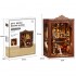 Бук Нук Бібліотека Сутінків Twilight Library DIY Mini Book Nook AM001-002 Бук Нук Бібліотека Сутінків Twilight Library DIY Mini Book Nook AM001-002