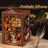 Бук Нук Бібліотека Сутінків Twilight Library DIY Mini Book Nook AM001-002 Бук Нук Бібліотека Сутінків Twilight Library DIY Mini Book Nook AM001-002
