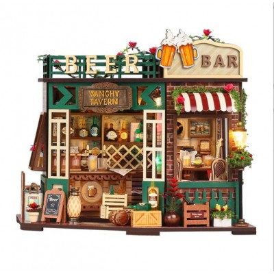 Румбокс Таверна Вансі Інтер'єрний конструктор Vansie Tavern House DIY Roombox Kit TSZH6805