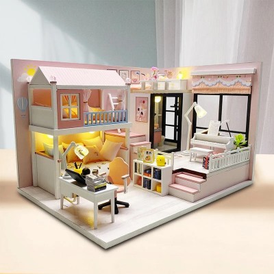 Румбокс Кімната Раннє літо Інтер'єрний конструктор Modern Loft DIY Roombox Kit MD-27 Румбокс Кімната Раннє літо Інтер'єрний конструктор Modern Loft DIY Roombox Kit MD-27