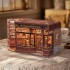 Бук Нук Кав’ярня на розі вулиці Інтер'єрний конструктор Book Nook Corner Coffee Shop DIY CWGВ-402