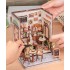 Бук Нук Сонячне кафе Інтер'єрний конструктор Book Nook Sunny Cafe DIY CWGC-208 Бук Нук Сонячне кафе Інтер'єрний конструктор Book Nook Sunny Cafe DIY CWGC-208
