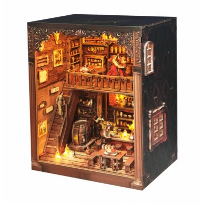 Бук Нук Таверна Старі часи Інтер'єрний конструктор Book Nook Old Times Tavern DIY SJ-034 Бук Нук Таверна Старі часи Інтер'єрний конструктор Book Nook Old Times Tavern DIY SJ-034