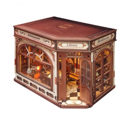 Бук Нук Кабінет Афіни Інтер'єрний конструктор Book Nook Athenaeum Cabinet DIY SJ-038