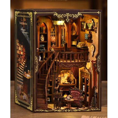 Бук Нук Бібліотека стародавніх рим Інтер'єрний конструктор Book Nook Ancient Rhyme Library DIY AH01-003 Бук Нук Бібліотека стародавніх рим Інтер'єрний конструктор Book Nook Ancient Rhyme Library DIY AH01-003