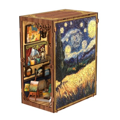 Бук Нук Світ у рамці Ван Гога Інтер'єрний конструктор Book Nook A World within the Frame Van Gogh DIY BV02-015 Бук Нук Світ у рамці Ван Гога Інтер'єрний конструктор Book Nook A World within the Frame Van Gogh DIY BV02-015