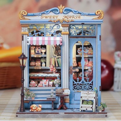 Бук Нук Кондитерська Марі 3D Інтер'єрний конструктор Book Nook Sweet Marie CWGC-207 Бук Нук Кондитерська Марі 3D Інтер'єрний конструктор Book Nook Sweet Marie CWGC-207
