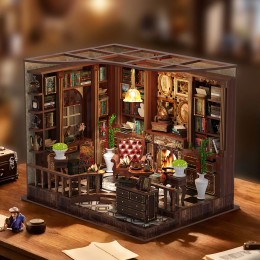 Румбокс Кабінет дослідника Roombox Left Bank Study DIY AW02-001 Румбокс Кабінет дослідника Roombox Left Bank Study DIY AW02-001