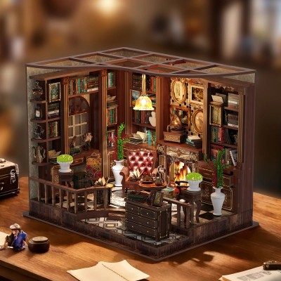 Румбокс Кабінет дослідника Roombox Left Bank Study DIY AW02-001 Румбокс Кабінет дослідника Roombox Left Bank Study DIY AW02-001
