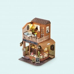 Румбокс Кав’ярня Інтер'єрний конструктор Encounter With Time Coffee Shop DIY Miniature Dollhouse Kit BC-001 Румбокс Кав’ярня Інтер'єрний конструктор Encounter With Time Coffee Shop DIY Miniature Dollhouse Kit BC-001