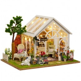 Румбокс Сонячний квітковий будиночок Roombox Sunshine Greenhouse House DIY A-067 Румбокс Сонячний квітковий будиночок Roombox Sunshine Greenhouse House DIY A-067