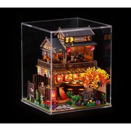 Румбокс Суші-хаус Інтер'єрний конструктор Kyoto Sushi Restaurant DIY Miniature House Kit M-2622 + купол Румбокс Суші-хаус Інтер'єрний конструктор Kyoto Sushi Restaurant DIY Miniature House Kit M-2622 + купол