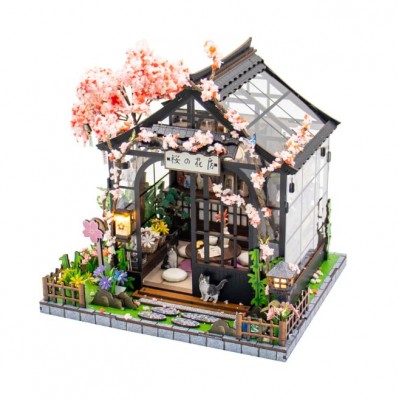 Румбокс Весняна теплиця з сакурою Інтер'єрний конструктор Sakura Greenhouse DIY Miniature House Kit M-2621 Румбокс Весняна теплиця з сакурою Інтер'єрний конструктор Sakura Greenhouse DIY Miniature House Kit M-2621