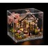 Румбокс Весняна теплиця з сакурою Інтер'єрний конструктор Sakura Greenhouse DIY Miniature House Kit M-2621 + купол Румбокс Весняна теплиця з сакурою Інтер'єрний конструктор Sakura Greenhouse DIY Miniature House Kit M-2621 + купол