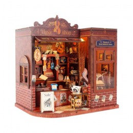 Бук Нук Чарівний музичний магазин Book Nook Old Alley Sound Box Cottage DIY XY-B05 Бук Нук Чарівний музичний магазин Book Nook Old Alley Sound Box Cottage DIY XY-B05