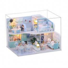 Румбокс Блакитна Закоханість Roombox Crush Blue DIY House Інтер'єрний конструктор К-057 + купол Румбокс Блакитна Закоханість Roombox Crush Blue DIY House Інтер'єрний конструктор К-057 + купол