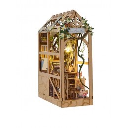 Бук Нук Безтурботний квітковий будинок Book NookSerene Flower House DIY Інтер'єрний конструктор SL-45