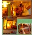 Румбокс Вілла Мрії Roombox Villa Dream Cottage DIY Miniature House Kit Інтер'єрний конструктор TD-59 + купол