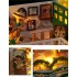 Румбокс Вілла Мрії Roombox Villa Dream Cottage DIY Miniature House Kit Інтер'єрний конструктор TD-59 + купол