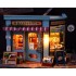 Румбокс Книжкова кав'ярня Детектив Roombox Detective Studio DIY Miniature House Kit Інтер'єрний конструктор TD-50 + купол