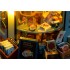 Румбокс Книжкова кав'ярня Детектив Roombox Detective Studio DIY Miniature House Kit Інтер'єрний конструктор TD-50 + купол