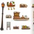 Румбокс Кав'ярня Ранковий Туман Інтер'єрний конструктор Morning Mist Cafe DIY Miniature Dollhouse Kit SQ-110