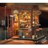 Румбокс Кав'ярня Ранковий Туман Інтер'єрний конструктор Morning Mist Cafe DIY Miniature Dollhouse Kit SQ-110