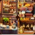 Румбокс Кав'ярня Ранковий Туман Інтер'єрний конструктор Morning Mist Cafe DIY Miniature Dollhouse Kit SQ-110