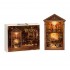 Румбокс Старовинна читальна зала Інтер'єрний конструктор Reading Hall DIY Miniature Dollhouse Kit SQ-111