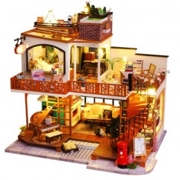 Румбокс Безцінні спогади Roombox  Cherish Time DIY House Інтер'єрний конструктор ES-008 + купол