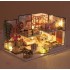 Румбокс Сад квітучої сакури Roombox Blooming Sakura Garden DIY Miniature House Інтер'єрний конструктор M032 + купол
