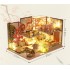 Румбокс Сад квітучої сакури Roombox Blooming Sakura Garden DIY Miniature House Інтер'єрний конструктор M032 + купол