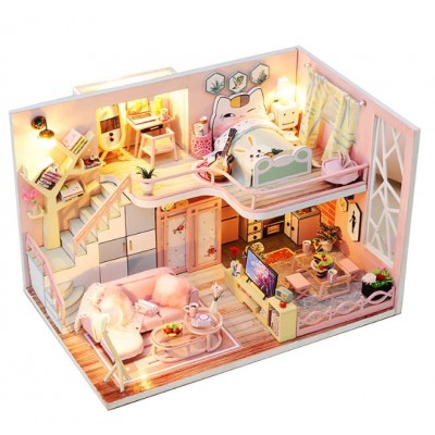 Румбокс Квіткова казка Roombox Flower Story DIY Miniature House Інтер'єрний конструктор M026 + купол Румбокс Квіткова казка Roombox Flower Story DIY Miniature House Інтер'єрний конструктор M026 + купол