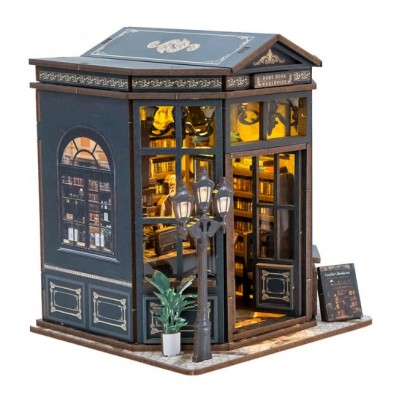 Румбокс Книгарня під куполом Roombox Dome Book Warehouse DIY Miniature House Kit Інтер'єрний конструктор XW-04 Румбокс Книгарня під куполом Roombox Dome Book Warehouse DIY Miniature House Kit Інтер'єрний конструктор XW-04