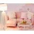 Румбокс Рожевий будиночок Солодка історія DIY House Roombox Sweet Story Інтер'єрний конструктор M035 + купол
