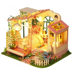 Румбокс Будиночок Квіткова мрія DIY House Roombox Dream in the Flowers Интерьерный конструктор S-006 + купол Румбокс Будиночок Квіткова мрія DIY House Roombox Dream in the Flowers Интерьерный конструктор S-006 + купол