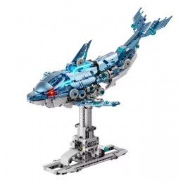 Конструктор Blue Dolphin Кіборг Синій Дельфін механічний №13099, 888 деталей Конструктор Blue Dolphin Кіборг Синій Дельфін механічний №13099, 888 деталей