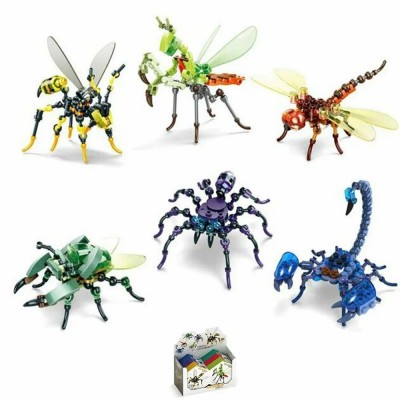 Конструктор 6 в 1 набір комах Mechanical Punk Insects 6 в 1 (500 деталей)