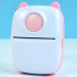 Портативний міні принтер Bluetooth для смартфона Mini Printer X2 Рожевий