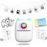 Портативний міні принтер Bluetooth для смартфона Mini Printer X2 Блакитний Портативний міні принтер Bluetooth для смартфона Mini Printer X2 Блакитний