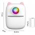 Портативний міні принтер Bluetooth для смартфона Mini Printer X2 Рожевий