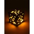 Нічник Майнкрафт Золота руда Minecraft Gold у формі куба акумуляторний Жовтий
