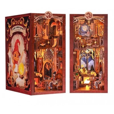 Бук Нук Кімната Полум'я Flame common room Book Nook DIY Інтерьерний конструктор RB01B Бук Нук Кімната Полум'я Flame common room Book Nook DIY Інтерьерний конструктор RB01B