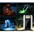 Ліхтарик Boruit R7 акумуляторний USB Type-C, 800 лм, RGB-підсвічування, магніт, кліпса, поворотна головка White